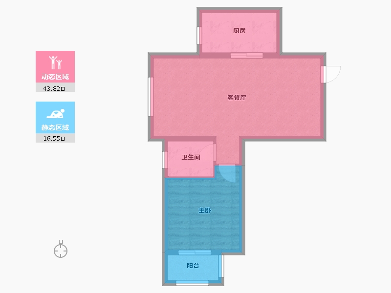 河南省-洛阳市-文兴水尚-54.40-户型库-动静分区