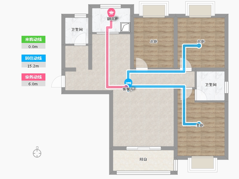 河南省-南阳市-名山学府-94.40-户型库-动静线