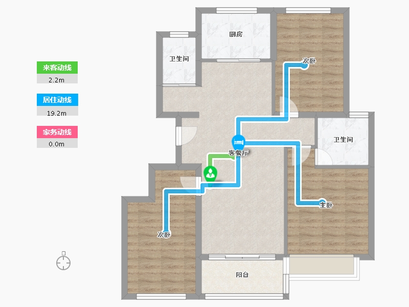 江苏省-苏州市-中海阅泓山晓-88.00-户型库-动静线