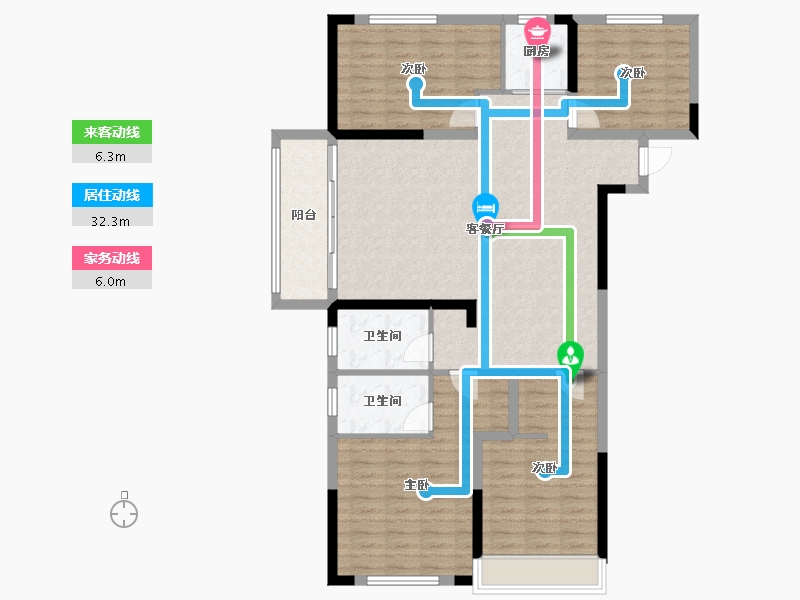 河南省-平顶山市-江山·森林城-118.01-户型库-动静线