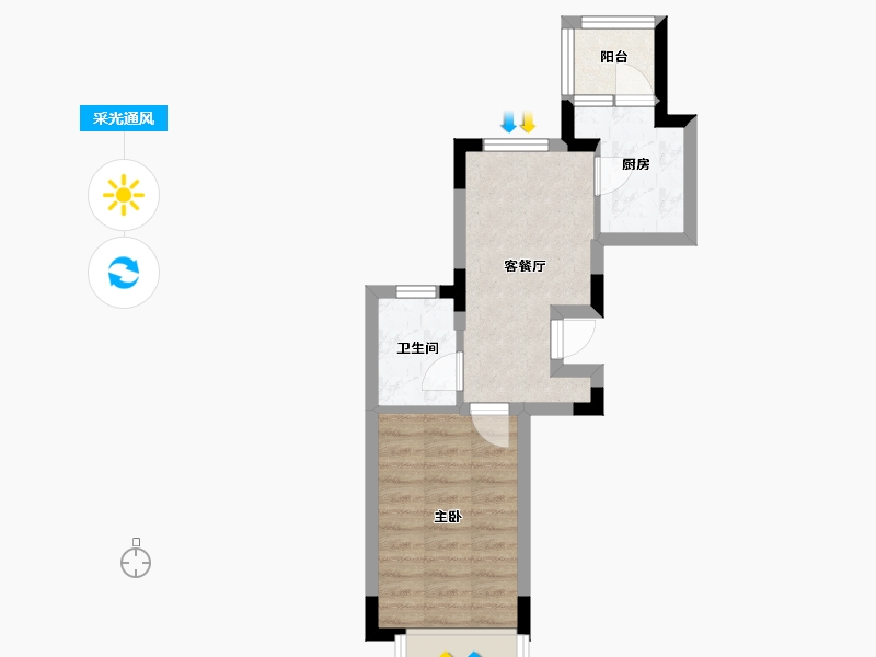 浙江省-湖州市-恒大林溪竹语-40.10-户型库-采光通风