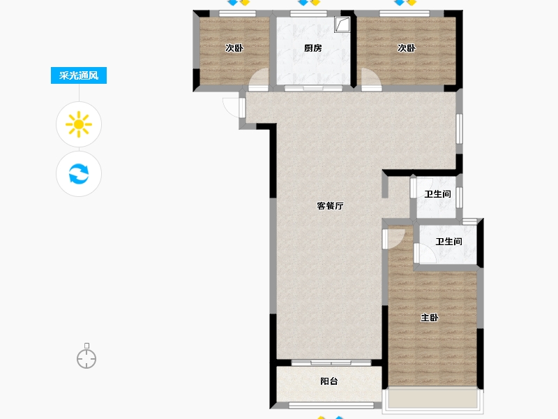 河南省-平顶山市-江山·森林城-112.01-户型库-采光通风