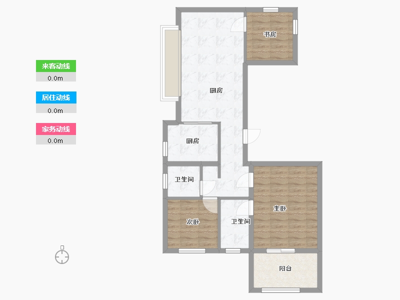 四川省-成都市-国贸锦原-79.15-户型库-动静线