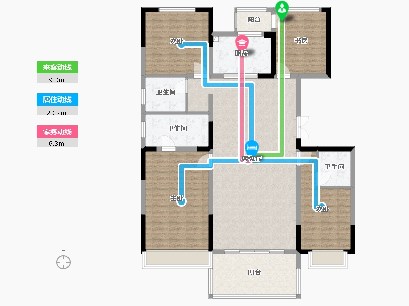 河南省-郑州市-正商珑水上境-144.00-户型库-动静线