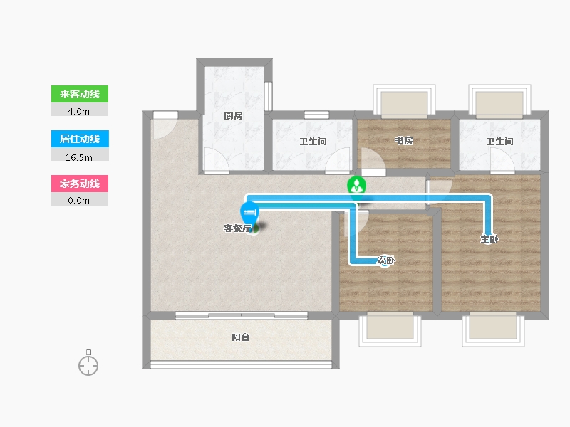 江苏省-苏州市-中交春映东吴-82.41-户型库-动静线