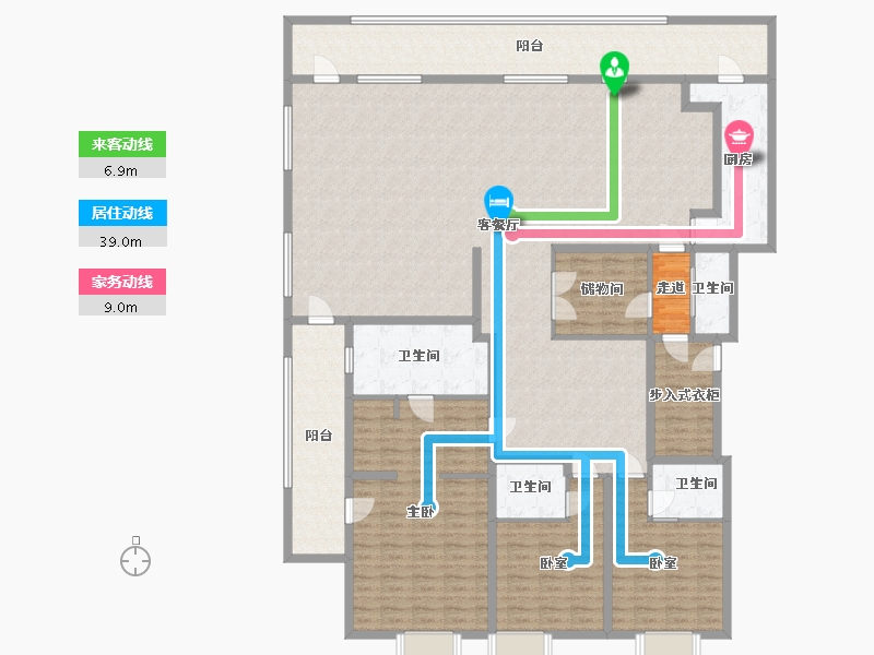 四川省-成都市-金茂府-208.00-户型库-动静线