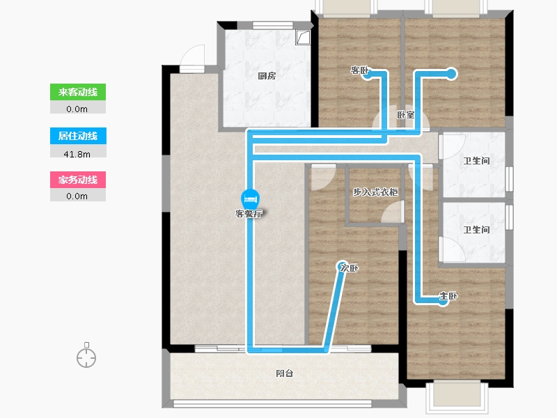 江苏省-南京市-中天云来-114.40-户型库-动静线