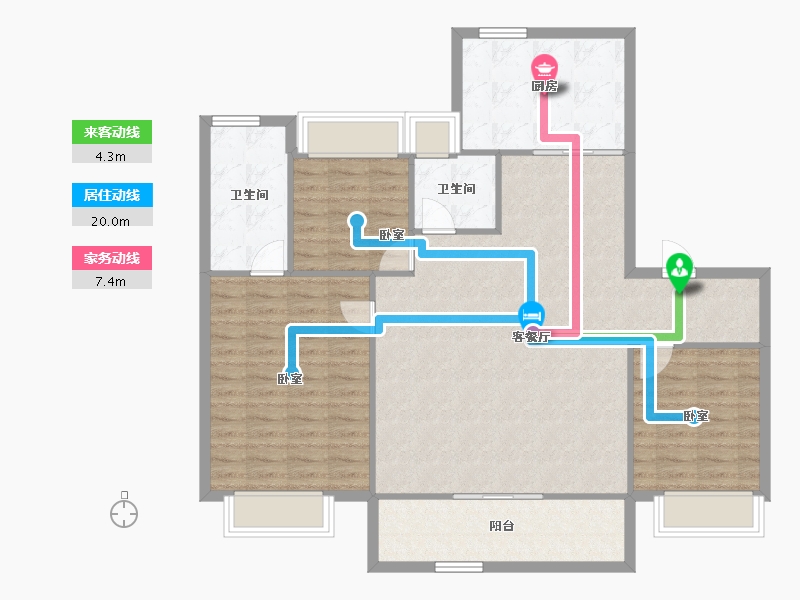 湖北省-武汉市-保利天珺-112.68-户型库-动静线