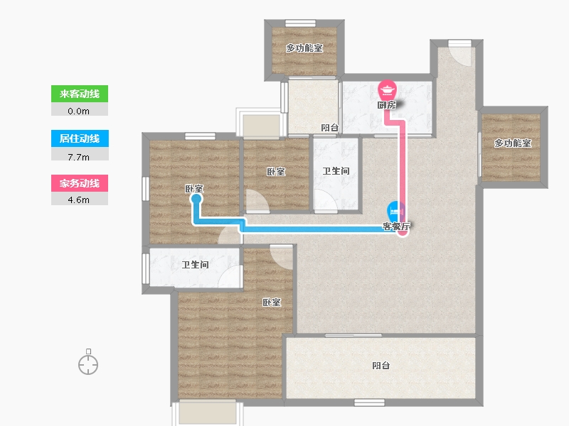 广东省-湛江市-星海颐德城-112.86-户型库-动静线