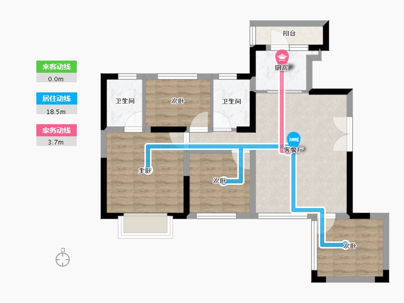 四川省-成都市-人居九林语-67.95-户型库-动静线