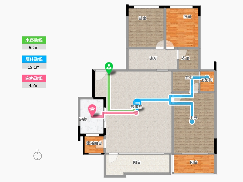 四川省-成都市-建发天府养云-161.62-户型库-动静线