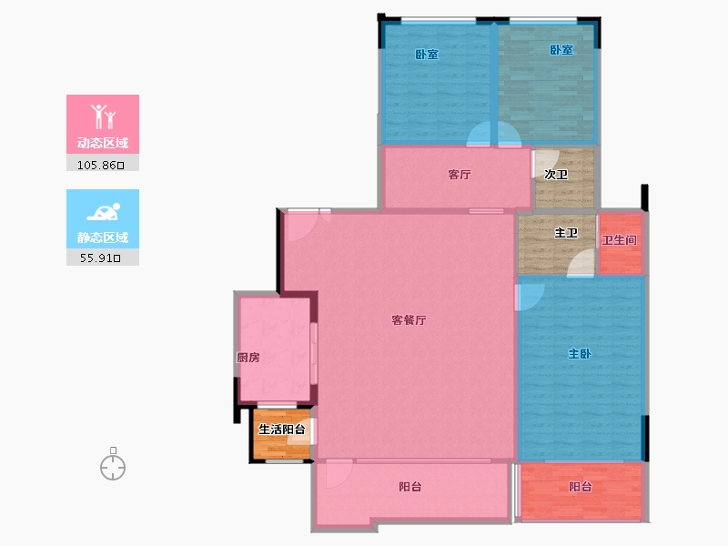 四川省-成都市-建发天府养云-161.62-户型库-动静分区