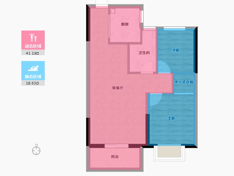 浙江省-湖州市-新城诚悦府-53.22-户型库-动静分区