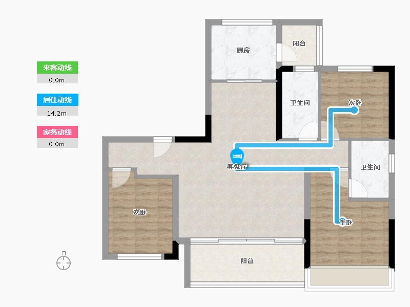 四川省-成都市-武侯樾府-91.21-户型库-动静线