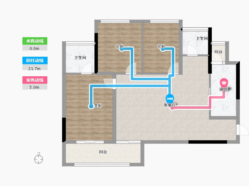 四川省-绵阳市-领地城-102.66-户型库-动静线