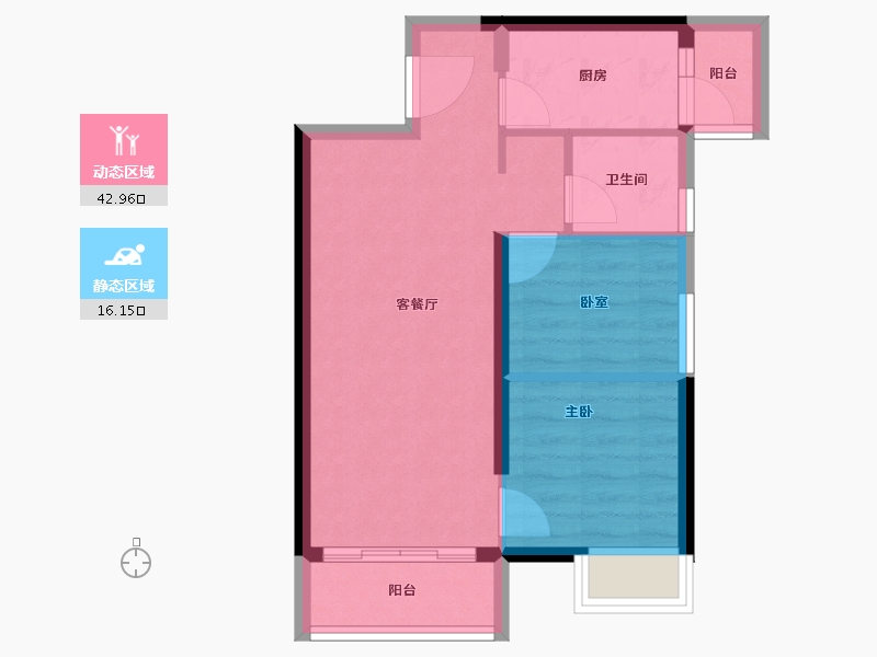 广东省-深圳市-招商臻城-52.57-户型库-动静分区