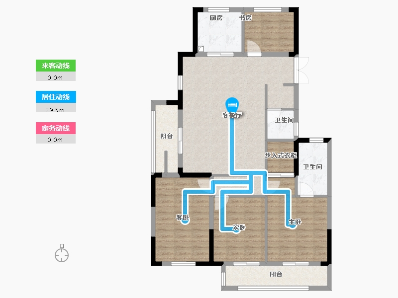 浙江省-湖州市-满庭芳府-112.01-户型库-动静线