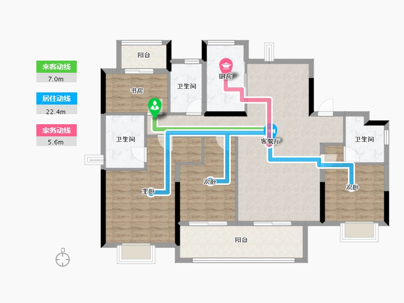 福建省-福州市-左海望悦-120.86-户型库-动静线