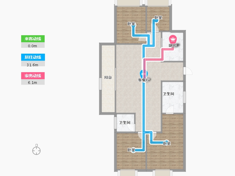 湖北省-武汉市-城投联投誉江南-112.77-户型库-动静线