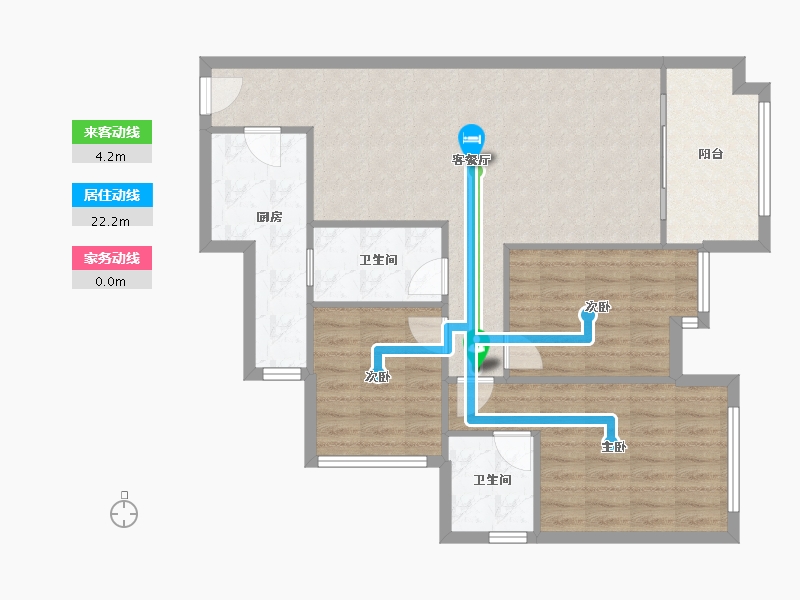 四川省-成都市-万锦城-90.00-户型库-动静线