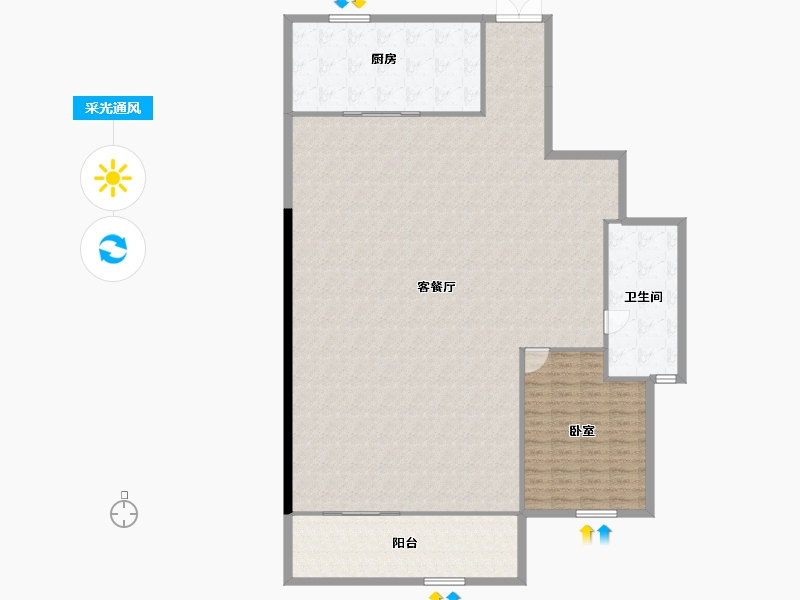 湖南省-长沙市-中国铁建·梦想·龙隐台-185.56-户型库-采光通风