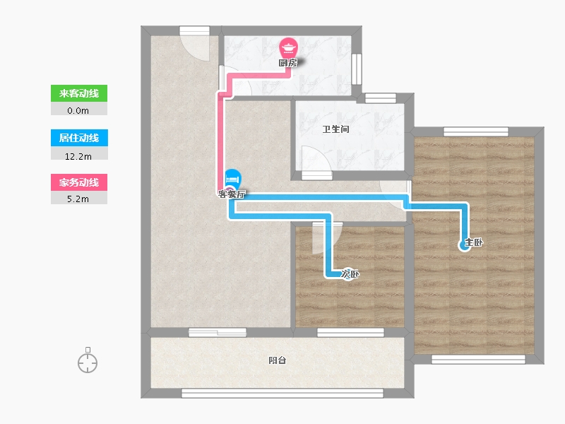 安徽省-淮北市-融翔书香-72.10-户型库-动静线