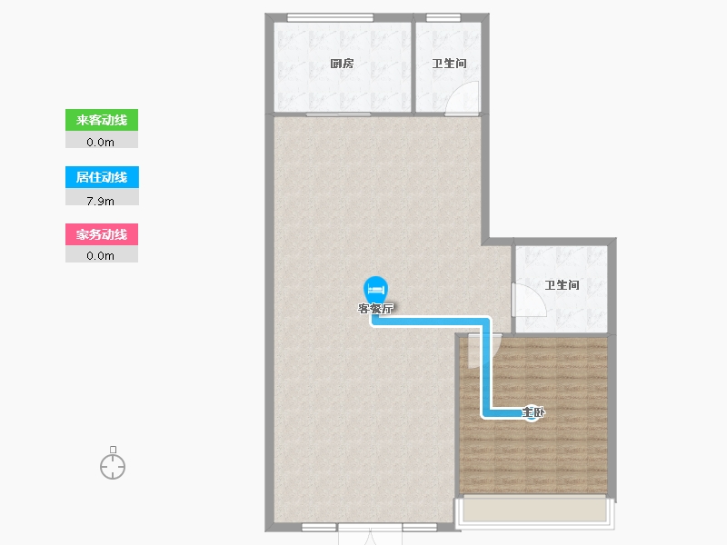 安徽省-滁州市-桂语江南-128.00-户型库-动静线