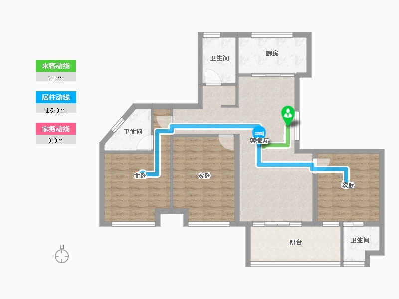 安徽省-滁州市-桂语江南-97.94-户型库-动静线