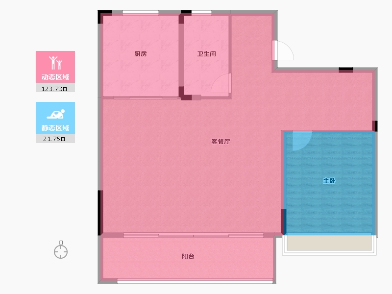 浙江省-杭州市-驭远久映樾府-136.00-户型库-动静分区