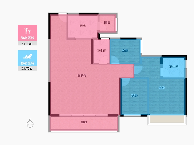 四川省-成都市-三环至绕城-103.27-户型库-动静分区