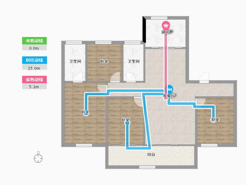 浙江省-宁波市-保利瑧誉-112.77-户型库-动静线