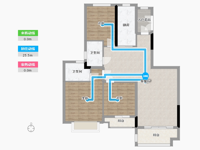 江西省-萍乡市-恒大御府-110.32-户型库-动静线