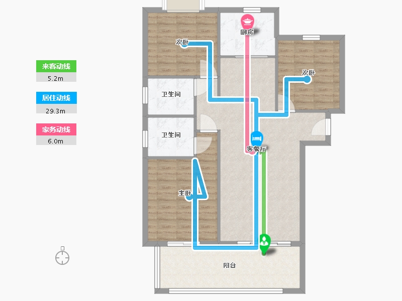 湖北省-黄冈市-橘子洲-103.20-户型库-动静线