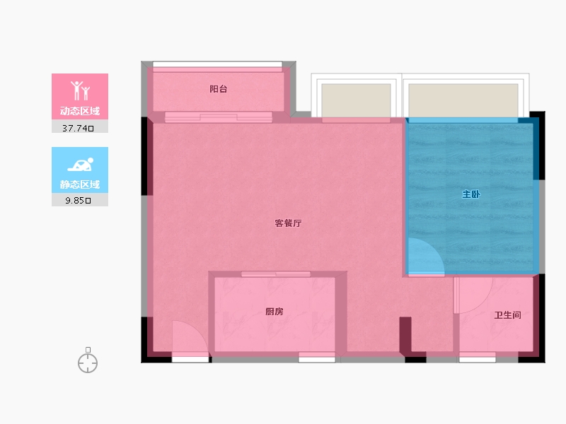 四川省-成都市-青城365南院二期-42.51-户型库-动静分区