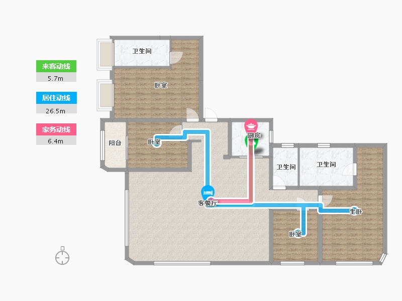 福建省-厦门市-天琴海-155.61-户型库-动静线