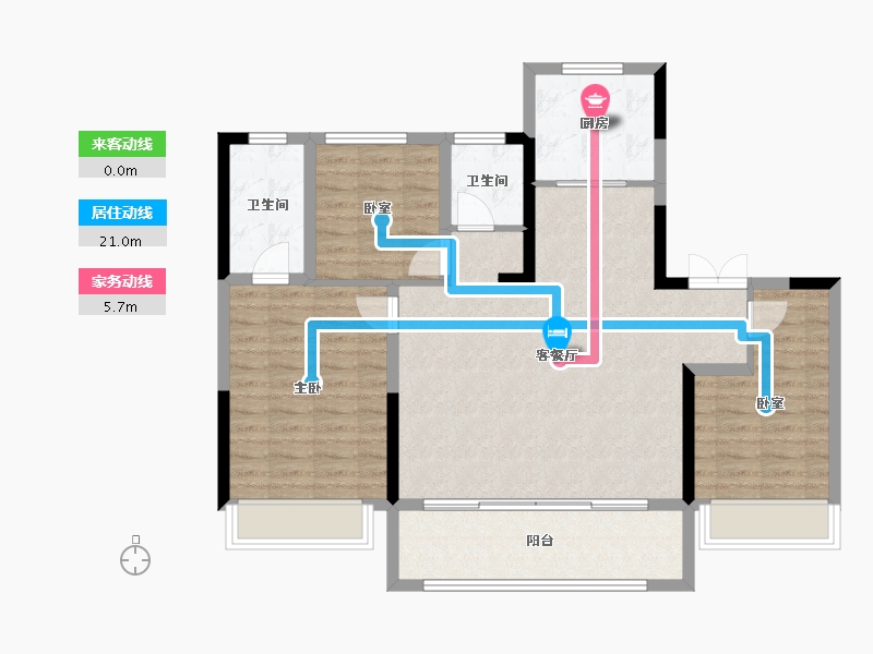 江苏省-常州市-龙控公园名著-96.47-户型库-动静线