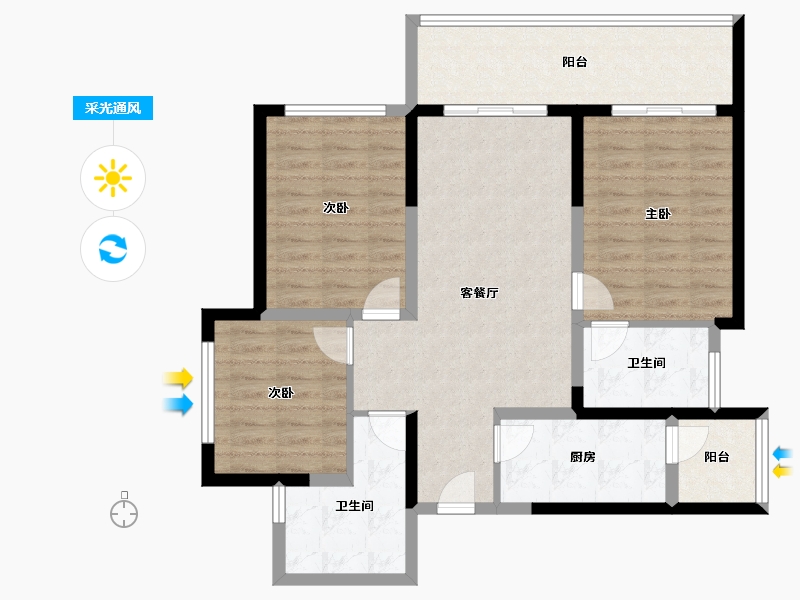 四川省-成都市-天府半岛-94.11-户型库-采光通风