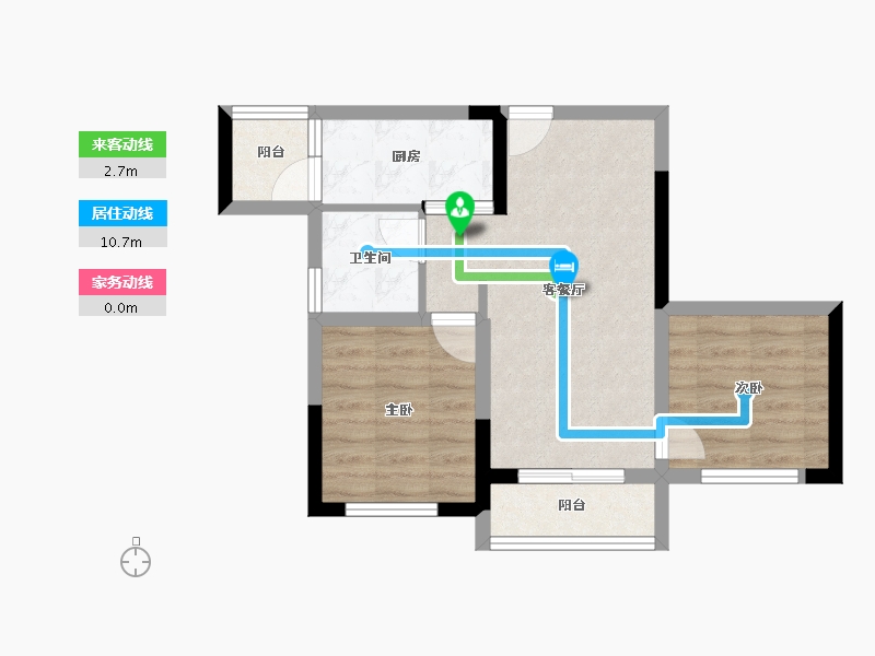 四川省-成都市-高投贤悦府-50.53-户型库-动静线