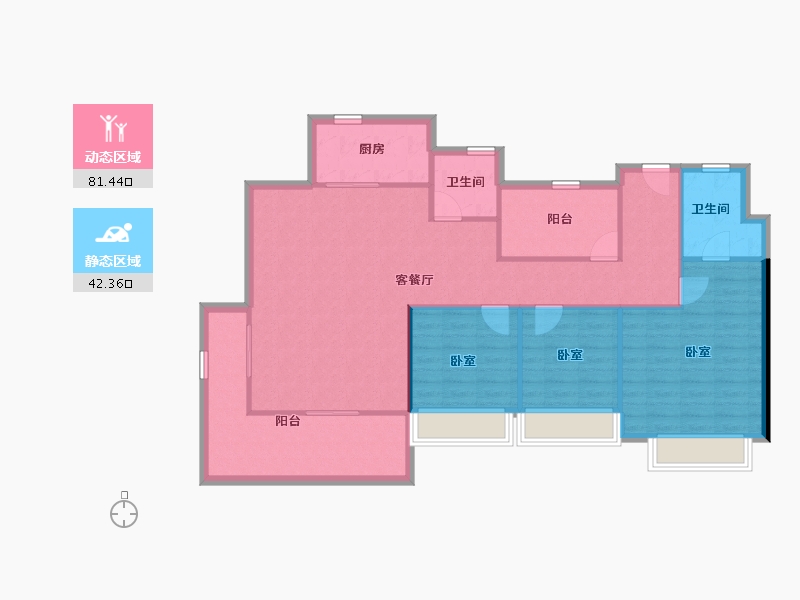 湖南省-长沙市-天境星城-113.31-户型库-动静分区