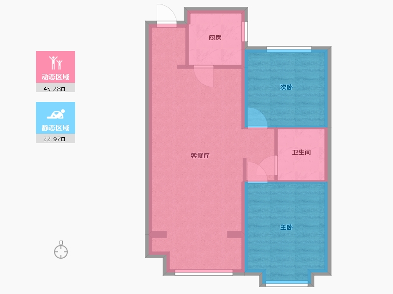 山西省-太原市-华峪南区-61.18-户型库-动静分区