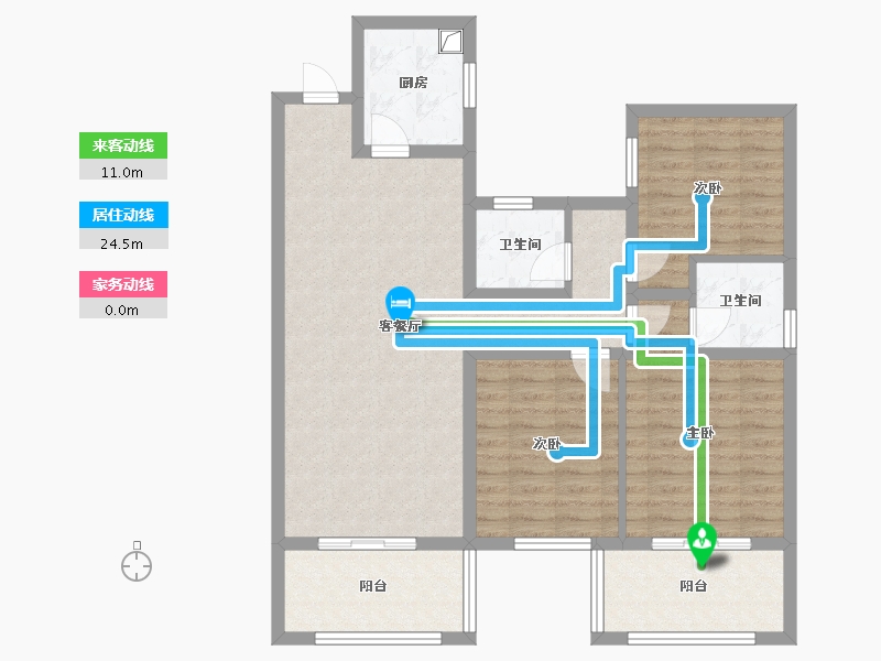 河南省-商丘市-绿城国泓新天地-96.00-户型库-动静线