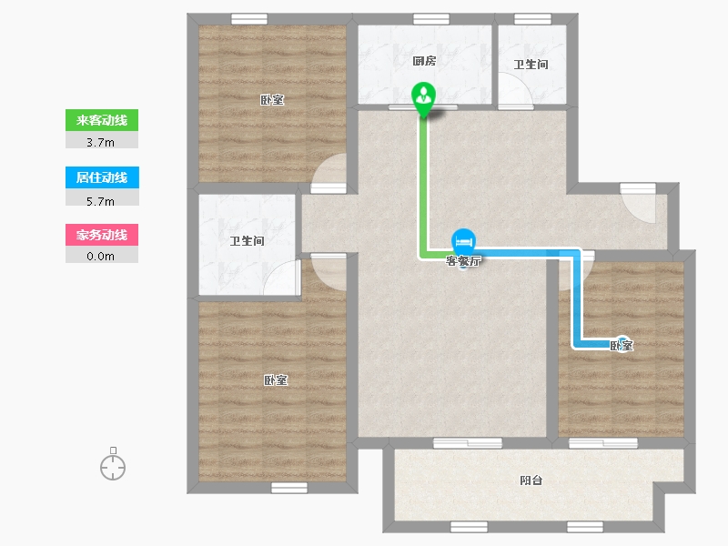 河南省-鹤壁市-科好君邻书院-95.99-户型库-动静线