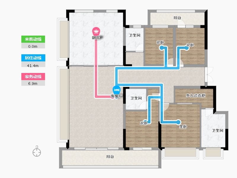 湖南省-长沙市-中国电建泷悦长安-167.00-户型库-动静线