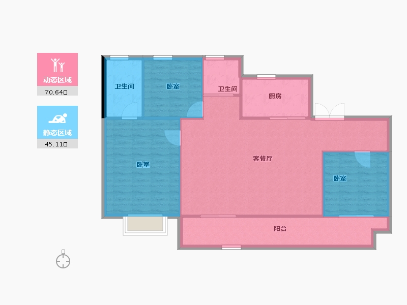 陕西省-榆林市-博领&领航·科创印-106.93-户型库-动静分区