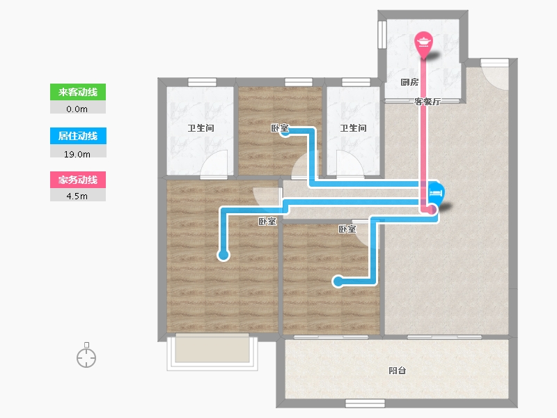 浙江省-温州市-德信天宸-81.68-户型库-动静线