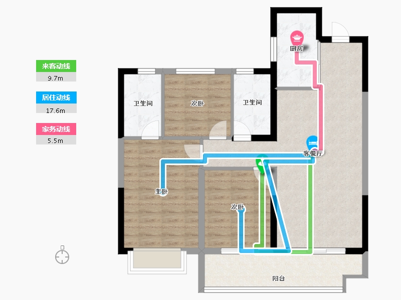 陕西省-榆林市-博领&领航·科创印-85.00-户型库-动静线