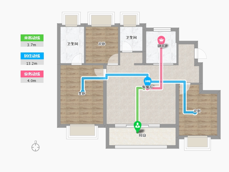 上海-上海市-安联湖山悦-78.41-户型库-动静线