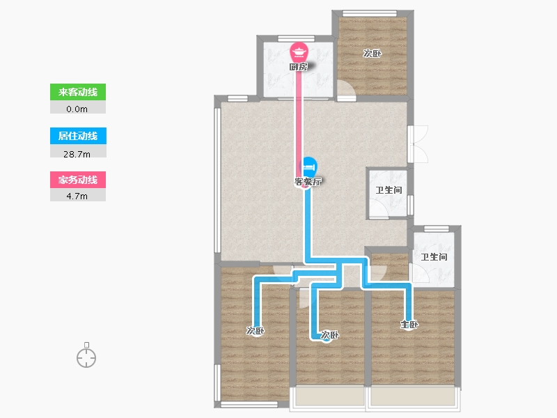 浙江省-温州市-东厦滨江上品-109.27-户型库-动静线