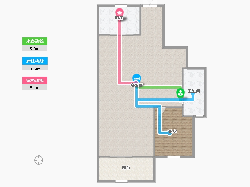 湖南省-长沙市-中国铁建·梦想·龙隐台-158.56-户型库-动静线