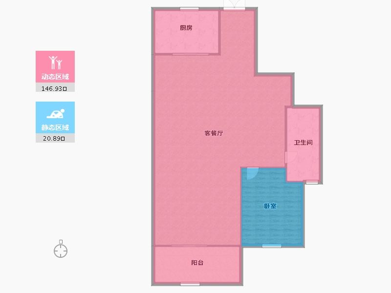 湖南省-长沙市-中国铁建·梦想·龙隐台-158.56-户型库-动静分区